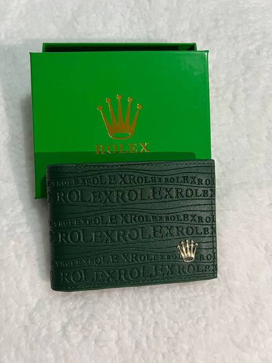 PORTE MONNAIE ROLEX VERT HOMMES